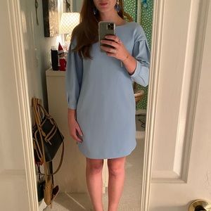 Vince Camuto light blue 3/4 sleeve shift dress